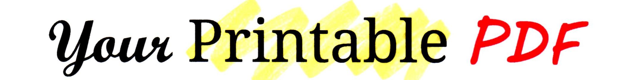Your Printable PDF