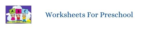 Worksheets For preschool